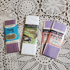 Vintage Set of Seam Binding and Piping